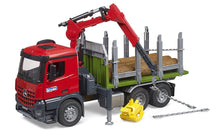 Load image into Gallery viewer, B03669 Bruder Mercedes Benz Timber Truck