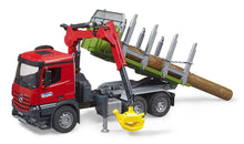 Load image into Gallery viewer, B03669 Bruder Mercedes Benz Timber Truck