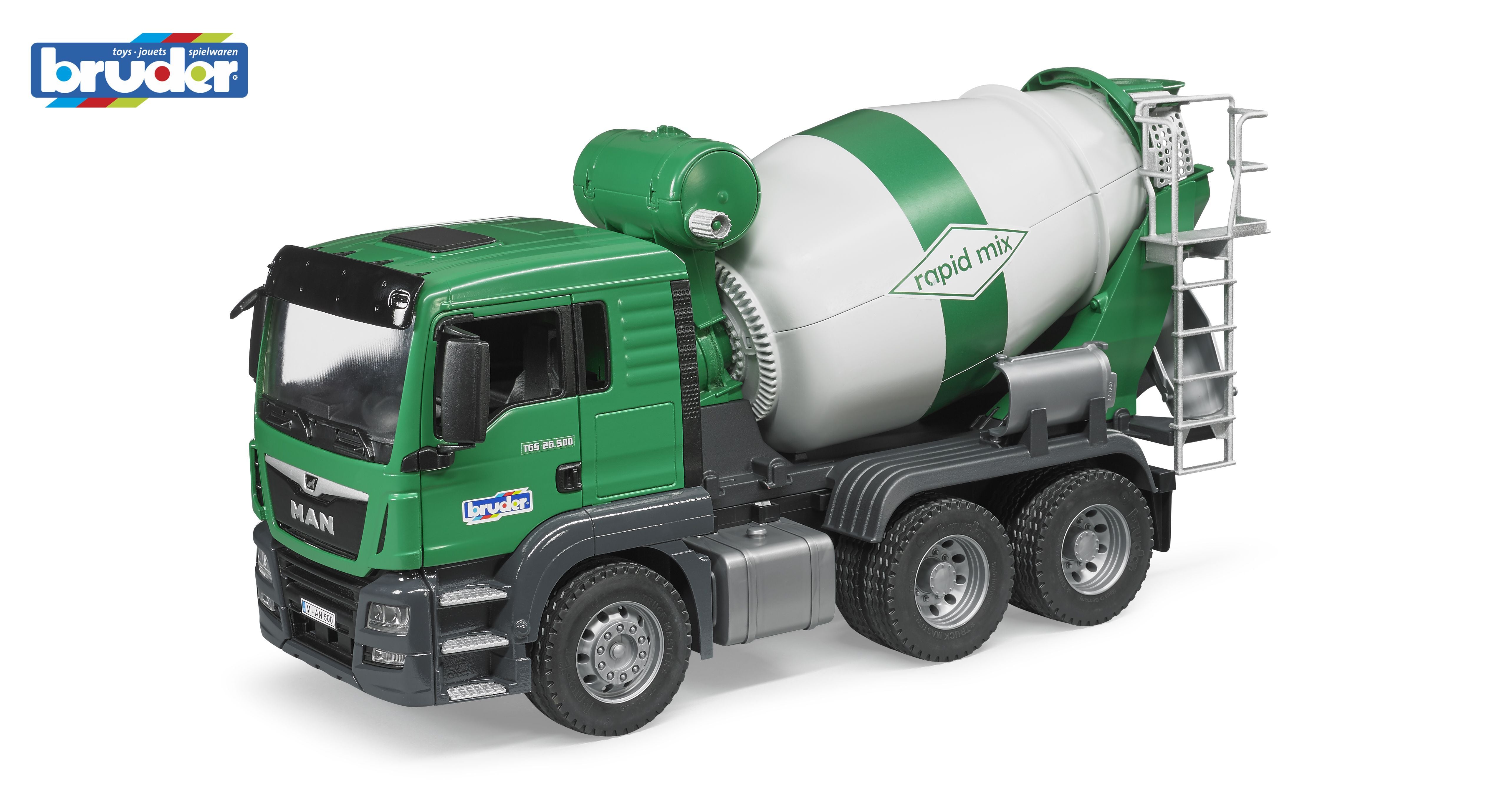 B03710 BRUDER MAN TGS CEMENT MIXER Brushwood Toys