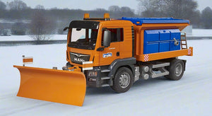 B03785 Bruder MAN TGS winter service with clearing blade