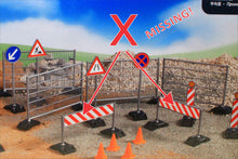 Load image into Gallery viewer, B62007 Bruder Contruction Accessories Set -  MISSING THE ROAD BLOCK STANDS