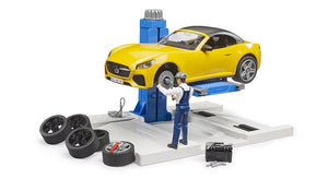 B62112 Bruder Car Service Center + BRUDER Roadster