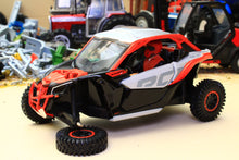 Load image into Gallery viewer, BROKEN DCM60002 Diecastmasters 132 Scale CAN-AM Maverick X3 X RS Turbo RR All terrain 4x4 vehicle BROKEN FRONT WHEEL