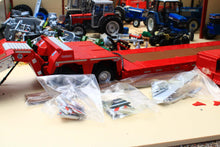 Load image into Gallery viewer, BROKEN MM2011-01 Marge Models Nooteboom Euro Low Loader with Interdolly in Red BROKEN CONNECTOR TO REAR AXLE CARRIAGE AND FRONT WHEEL CARRIAGE ALIGNMENT ISSUE