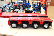 Load image into Gallery viewer, BROKEN MM2011-01 Marge Models Nooteboom Euro Low Loader with Interdolly in Red BROKEN CONNECTOR TO REAR AXLE CARRIAGE AND FRONT WHEEL CARRIAGE ALIGNMENT ISSUE