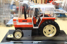 Load image into Gallery viewer, BROKEN REP163 Replicagri Fiat 880 2WD with White Cab FRONT WHEEL DETACHED