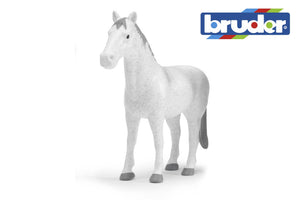 B02306 Bruder Horse - Available In 3 Colours! White/grey Equestrian Department (All Scales)