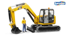 Load image into Gallery viewer, B02466 CAT MINI DIGGER WITH WORKMAN FIGURE