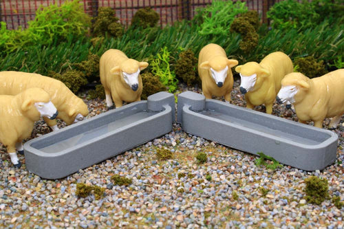 BT3082 Brushwood Precast Concrete Sheep Water Troughs (Set of 2)