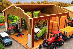 Bt6000 Big Bale Shed With Free Pallet Of Bale Wrap! Farm Buildings & Stables (1:32 Scale)
