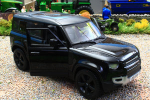 BUR21101K BURAGO 1:24 Scale New Land Rover Defender 110 in Black