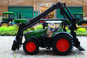 BUR31690 Burago 1:55 Scale Approx Fendt 1050 Vario Forestry Tractor
