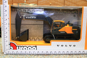 BUR32086 Burago 1:50 Scale Volvo EC220E Excavator