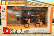 Load image into Gallery viewer, BUR32090 BURAGO 1:50 Scale Volvo L25 Loader with Forks