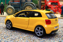 Load image into Gallery viewer, BUR43034Y Burago 1:32 Scale VW Polo MK5 GTI Car in Yellow