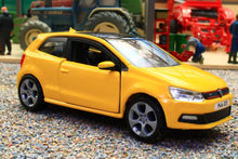 Load image into Gallery viewer, BUR43034Y Burago 1:32 Scale VW Polo MK5 GTI Car in Yellow