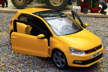 Load image into Gallery viewer, BUR43034Y Burago 1:32 Scale VW Polo MK5 GTI Car in Yellow