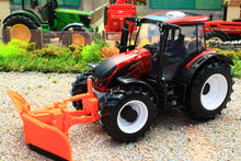 Load image into Gallery viewer, BUR44084 Burago 132 Scale Valtra N174 4WD Tractor with front mounted blade