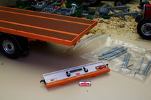 Load image into Gallery viewer, BROKEN MM1901-04 Marge Models Pacton Flatbed Lorry Trailer In Yellow DETACHED REAR PARTS AS SHOWN