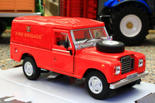Load image into Gallery viewer, CAR451750 Cararama 1:43 Scale Land Rover S3 109 Soft top Fire Brigade