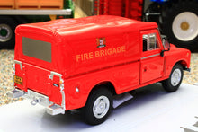 Load image into Gallery viewer, CAR451750 Cararama 1:43 Scale Land Rover S3 109 Soft top Fire Brigade