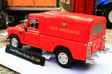 Load image into Gallery viewer, CAR451750 Cararama 1:43 Scale Land Rover S3 109 Soft top Fire Brigade