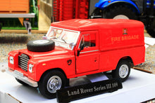 Load image into Gallery viewer, CAR451750 Cararama 1:43 Scale Land Rover S3 109 Soft top Fire Brigade
