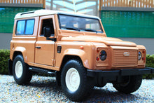 Load image into Gallery viewer, CMJDC124DET CMJ 1:24 Scale Land Rover Defender 90 in Tan