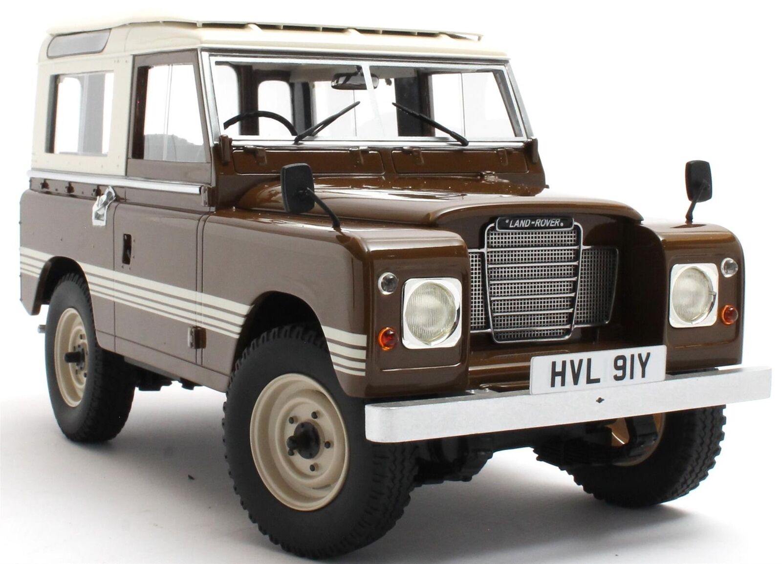 CML114-5 Cult Models 118 Scale - 1978 Land-Rover 88 Series III - Brown ...