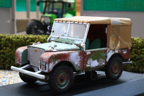 CORVA11119 Corgi 1:43 Scale Land Rover Series 1 80inch Weathered Light Green