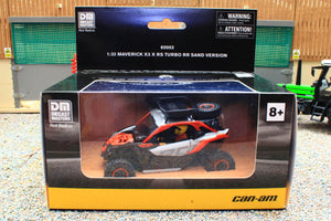DCM60003 Diecastmasters 1:32 Scale CAN-AM Maverick X3 X RS Turbo RR All terrain 4x4 Vehicle - Sand Version