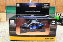 Load image into Gallery viewer, DCM60005 Diecastmasters 1:32 Scale CAN-AM Maverick X3 X RS Turbo RR All terrain 4x4 vehicle in Black and Blue