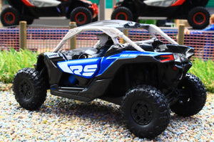 DCM60005 Diecastmasters 1:32 Scale CAN-AM Maverick X3 X RS Turbo RR All terrain 4x4 vehicle in Black and Blue