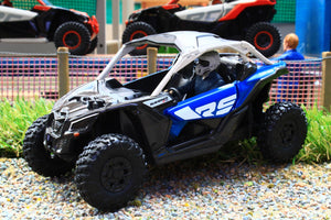 DCM60005 Diecastmasters 1:32 Scale CAN-AM Maverick X3 X RS Turbo RR All terrain 4x4 vehicle in Black and Blue