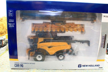 Load image into Gallery viewer, ERT13973 Ertl 1:32 Scale New Holland CR9 90 Combine Harvester with Front Duals and Two Headers