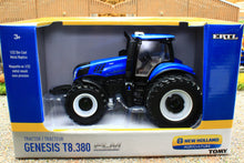 Load image into Gallery viewer, ERT13976 Ertl New Holland Genesis T8.380 4wd Tractor with Rowcrop Duals