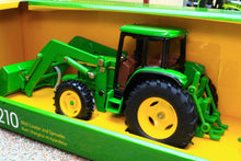 Load image into Gallery viewer, ERT15488P1 Ertl 1:32 Scale John Deere 6210 4WD Tractor with Frontloader and dung Spreader