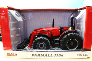ERT44254 Ertl 1:16 Scale Case Farmall 115S 4wd Tractor with Loader Tatty Box
