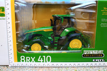 Load image into Gallery viewer, ERT45707 Ertl 132 Scale John Deere 8RX 410 Tractor with Wide Tracks Prestige
