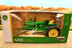 ERT45860 Ertl 1:16 Scale John Deere 4010 Narrow front tractor with 46A Front Loader PRESTIGE MODEL