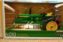 Load image into Gallery viewer, ERT45860 Ertl 1:16 Scale John Deere 4010 Narrow front tractor with 46A Front Loader PRESTIGE MODEL