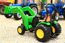 Load image into Gallery viewer, ERT46584 Ertl 1:32 Scale John Deere Garden Tractor with Front Loader