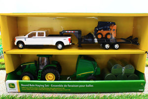 ERT46771 Ertl 1:32 Scale John Deere Round Bale Harvesting Set