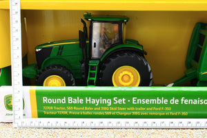 ERT46771 Ertl 1:32 Scale John Deere Round Bale Harvesting Set