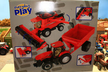Load image into Gallery viewer, ERT47357 Ertl 1:32 Scale Case IH Harvesting set AFS 8230 Combine Harvester with Magnum 380 Tractor and Grain Cart