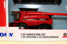 Load image into Gallery viewer, ERT47357 Ertl 1:32 Scale Case IH Harvesting set AFS 8230 Combine Harvester with Magnum 380 Tractor and Grain Cart