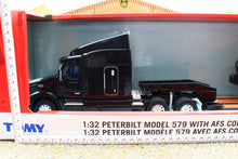 Load image into Gallery viewer, ERT47369 Ertl 1:32 Scale Peterbilt 579 Truck with low loader and Case IH Magnum 380 Tractor