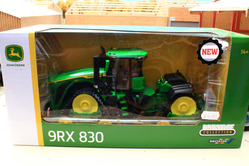 EX-DISPLAY 43399 Britains 1:32 Scale  John Deere 9RX 830 Prestige Tractor on Tracks