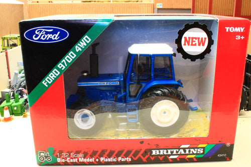EX-DISPLAY 43410 Britains Ford 9700 4WD Special Edition in Blue