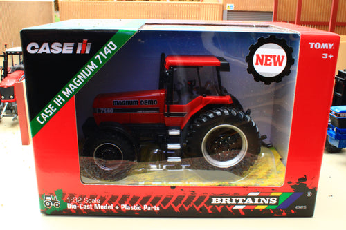 EX-DISPLAY 43416MD Britains Case IH Magnum 7140 1:32 Scale 'Magnum Demo' Limited Edition